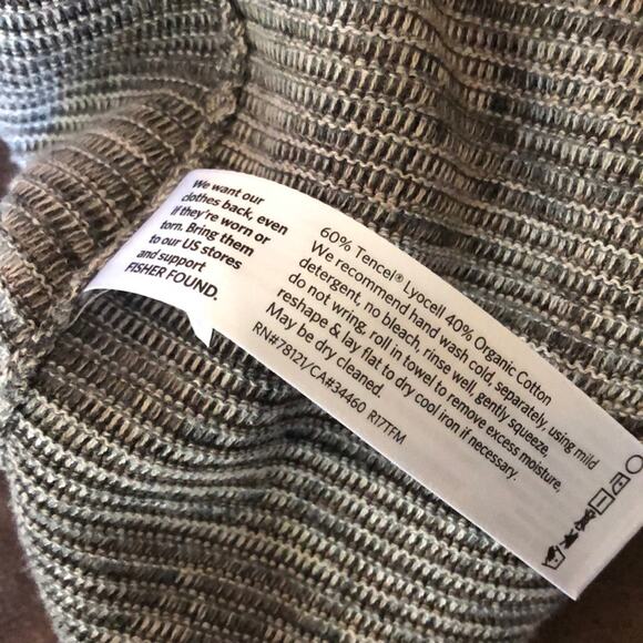 Eileen Fisher Notch Collar Open-Front Cardigan - Picture 6 of 6